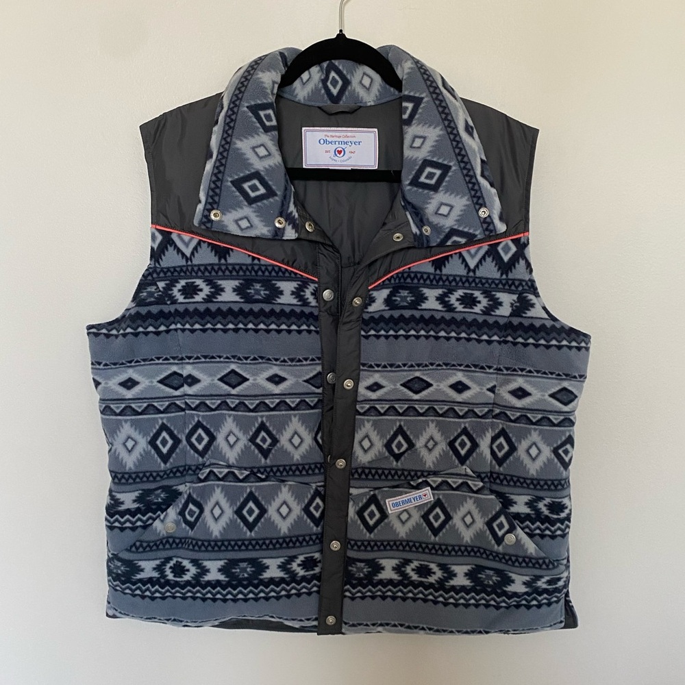 Obermeyer Printed, Down-Filled Vest